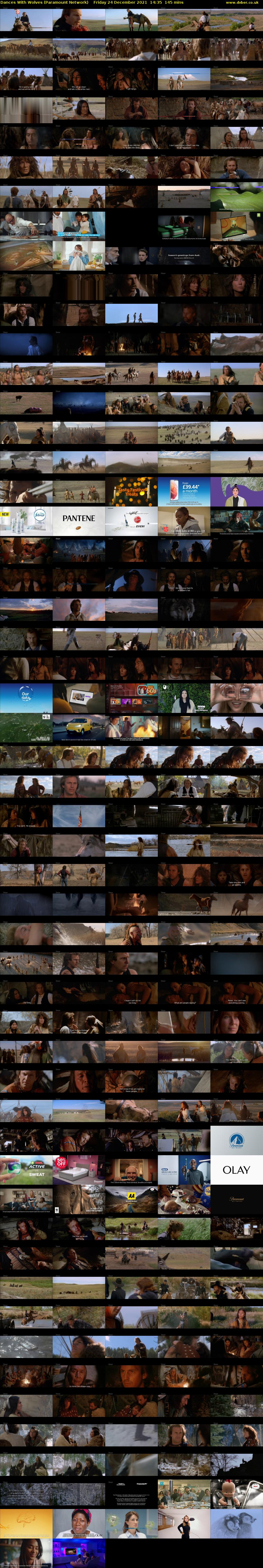Dances With Wolves (Paramount Network) Friday 24 December 2021 14:35 - 17:00