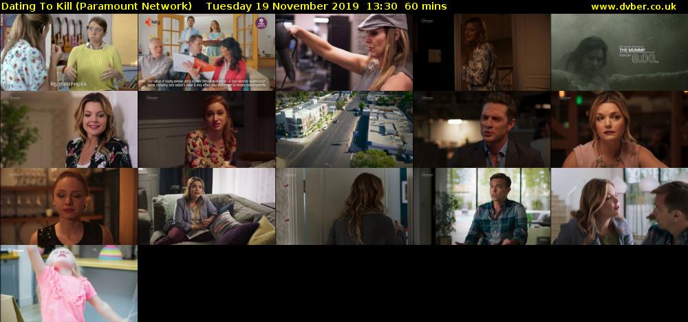 Dating To Kill (Paramount Network) Tuesday 19 November 2019 13:30 - 14:30