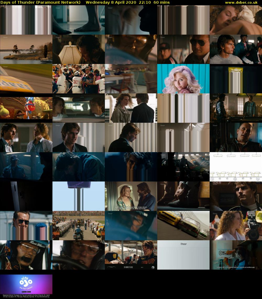 Days of Thunder (Paramount Network) Wednesday 8 April 2020 22:10 - 23:10