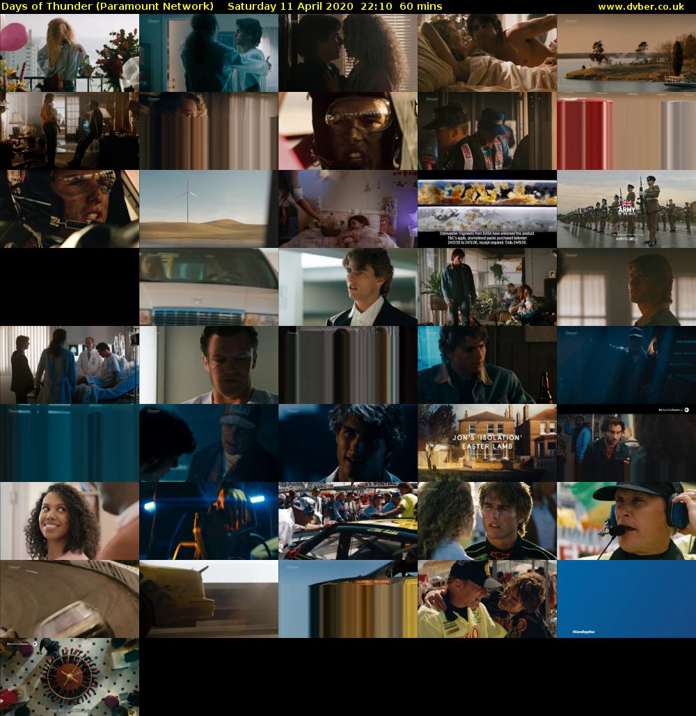Days of Thunder (Paramount Network) Saturday 11 April 2020 22:10 - 23:10