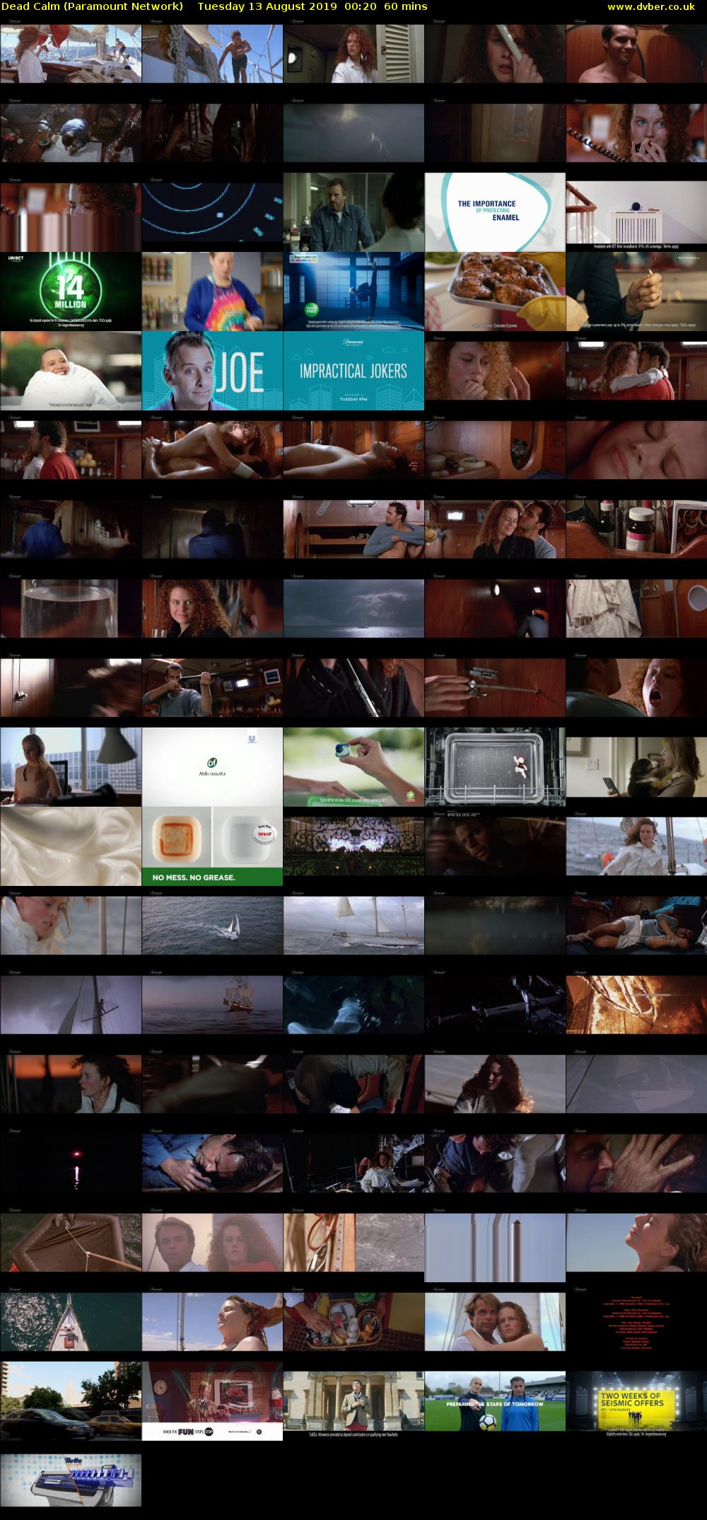 Dead Calm (Paramount Network) Tuesday 13 August 2019 00:20 - 01:20