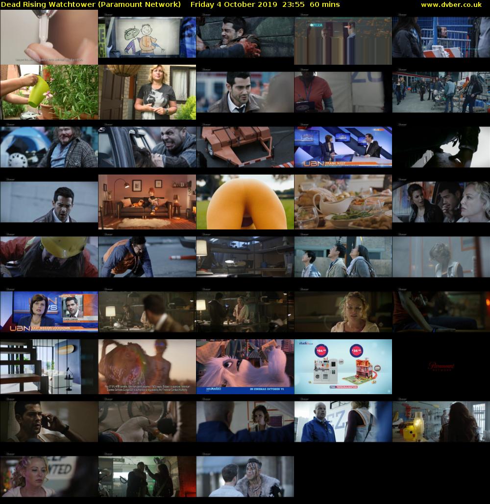 Dead Rising Watchtower (Paramount Network) Friday 4 October 2019 23:55 - 00:55
