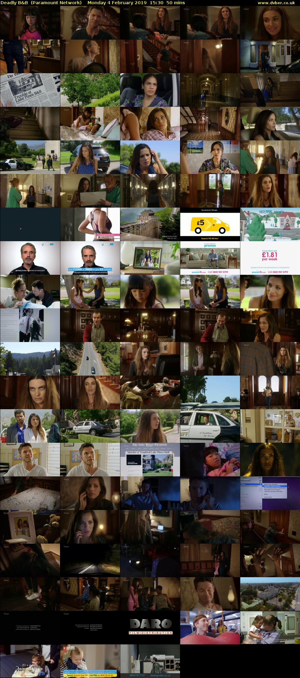 Deadly B&B  (Paramount Network) Monday 4 February 2019 15:30 - 16:20