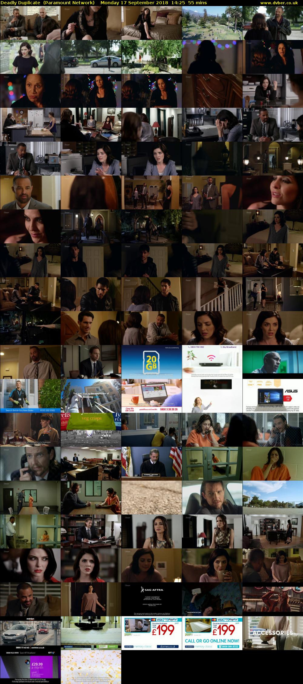 Deadly Duplicate  (Paramount Network) Monday 17 September 2018 14:25 - 15:20