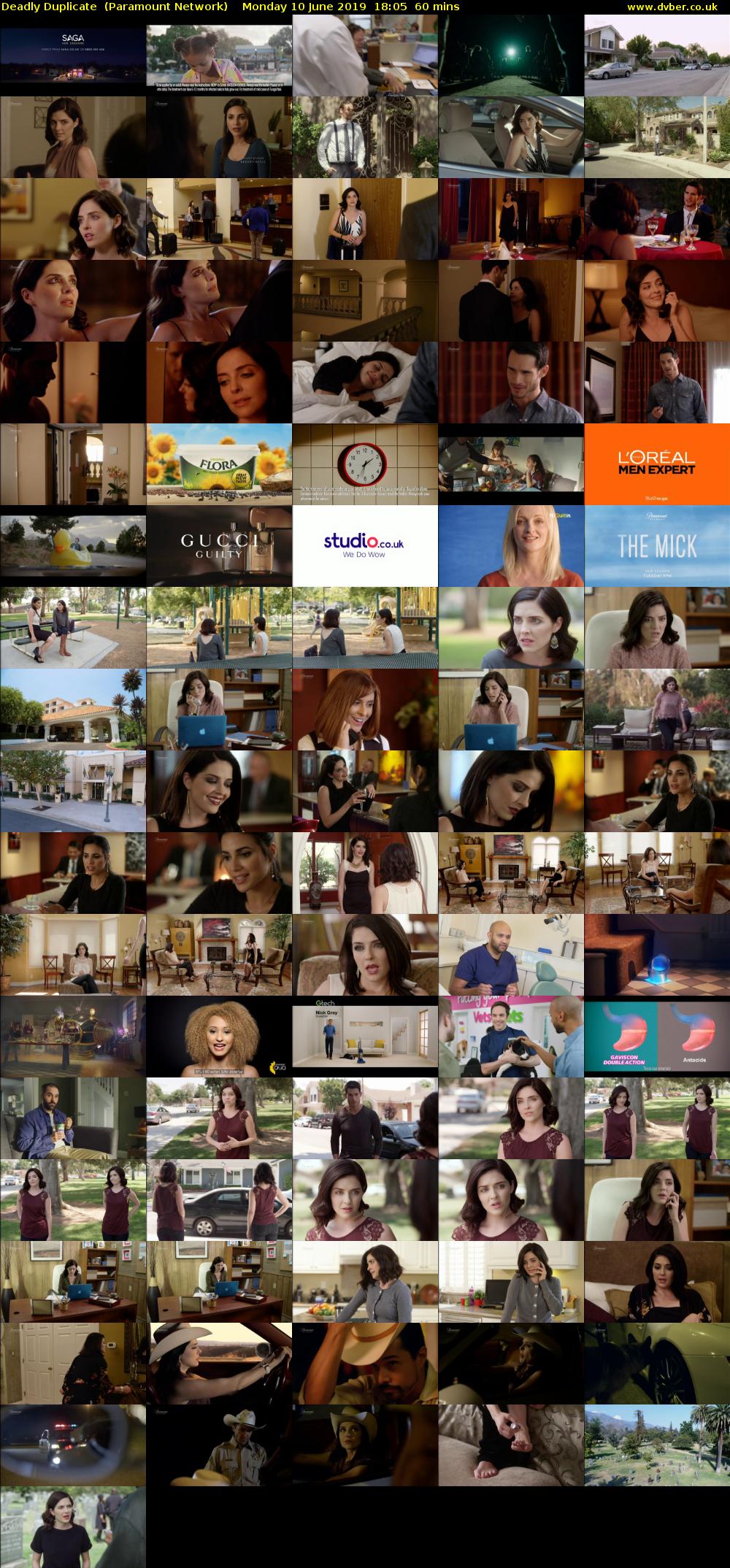 Deadly Duplicate  (Paramount Network) Monday 10 June 2019 18:05 - 19:05