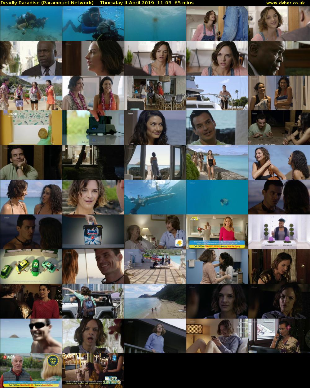 Deadly Paradise (Paramount Network) Thursday 4 April 2019 11:05 - 12:10