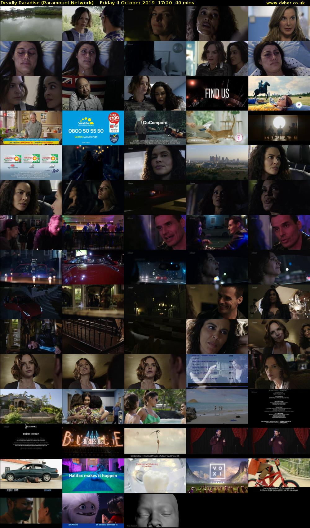 Deadly Paradise (Paramount Network) Friday 4 October 2019 17:20 - 18:00