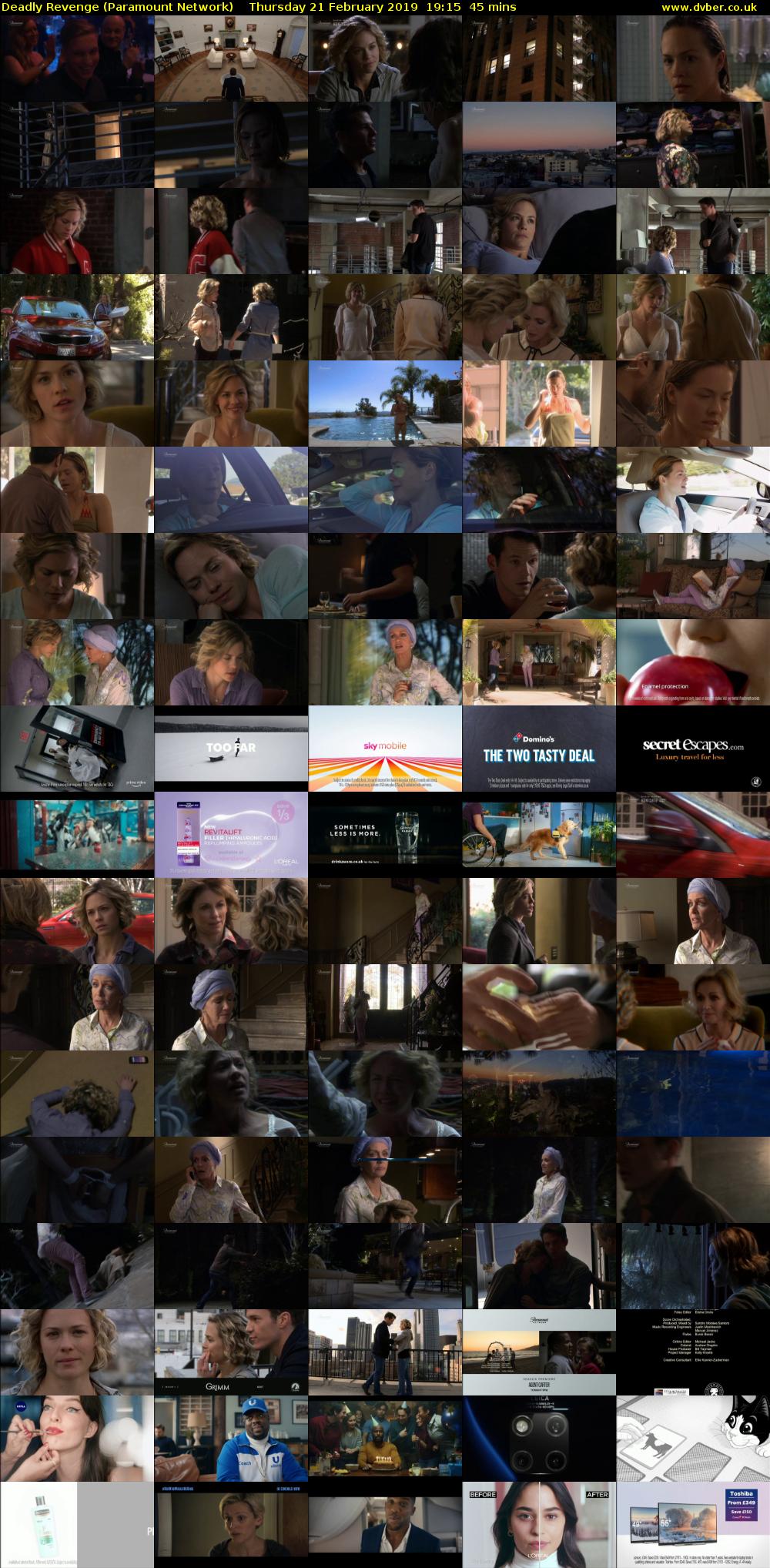 Deadly Revenge (Paramount Network) Thursday 21 February 2019 19:15 - 20:00