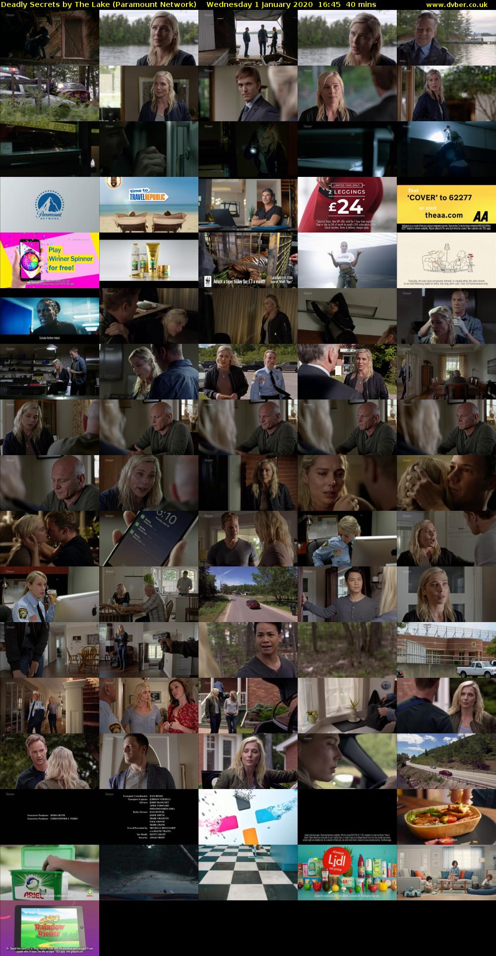 Deadly Secrets by The Lake (Paramount Network) Wednesday 1 January 2020 16:45 - 17:25