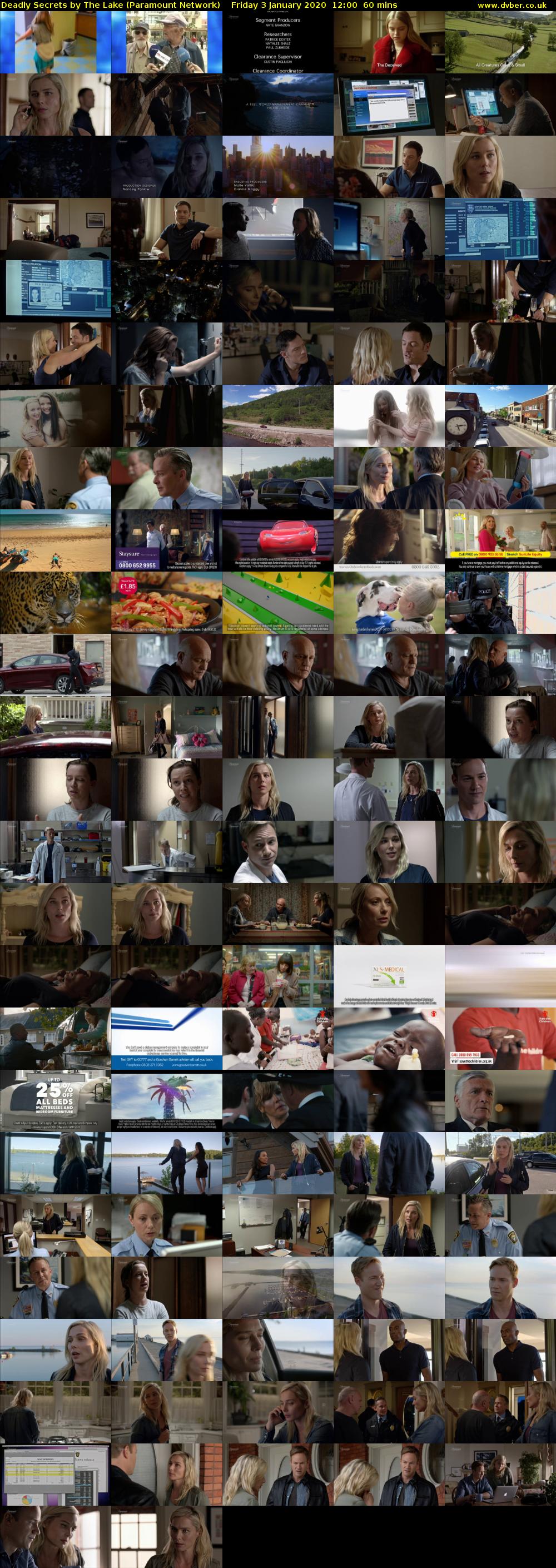 Deadly Secrets by The Lake (Paramount Network) Friday 3 January 2020 12:00 - 13:00