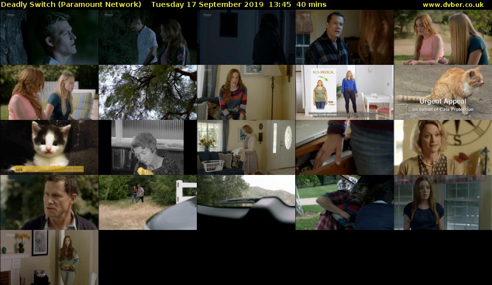 Deadly Switch (Paramount Network) Tuesday 17 September 2019 13:45 - 14:25