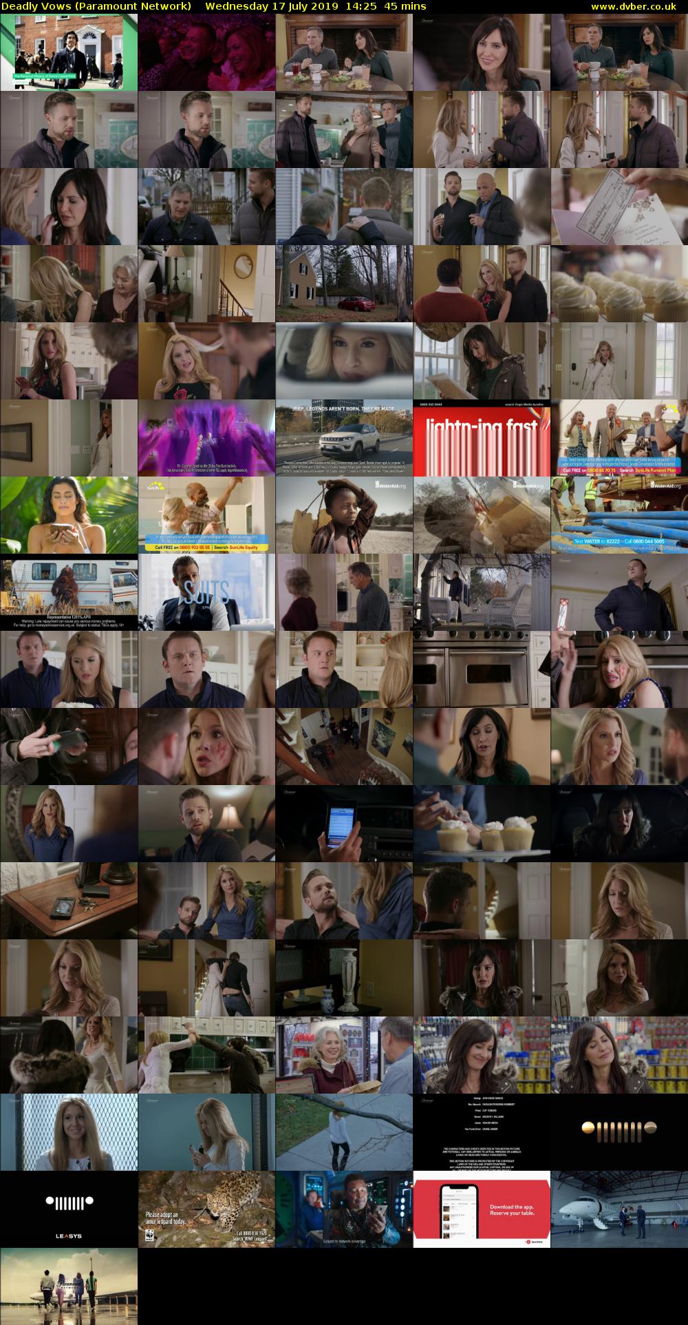 Deadly Vows (Paramount Network) Wednesday 17 July 2019 14:25 - 15:10
