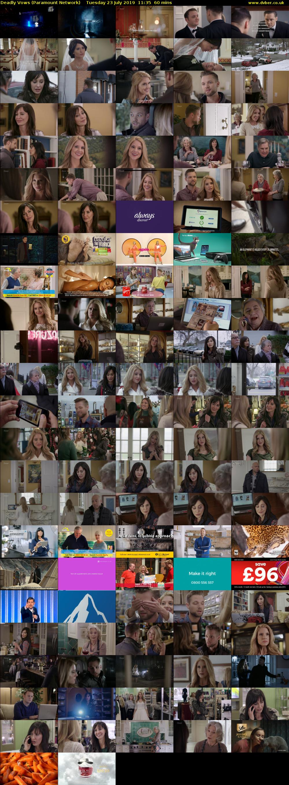 Deadly Vows (Paramount Network) Tuesday 23 July 2019 11:35 - 12:35