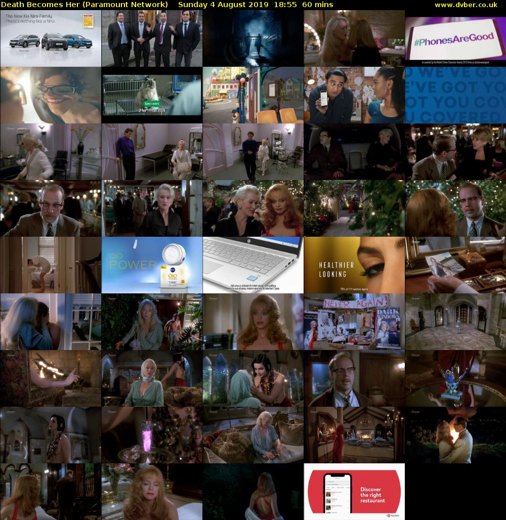Death Becomes Her (Paramount Network) Sunday 4 August 2019 18:55 - 19:55