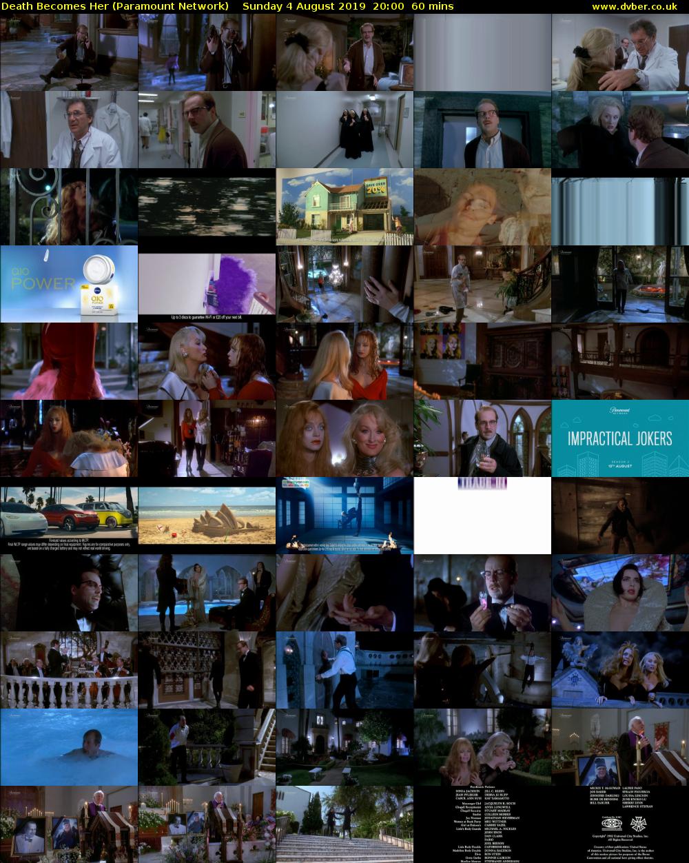 Death Becomes Her (Paramount Network) Sunday 4 August 2019 20:00 - 21:00