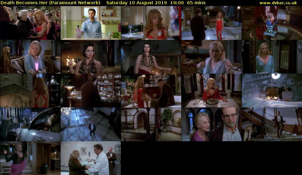 Death Becomes Her (Paramount Network) Saturday 10 August 2019 19:00 - 20:05