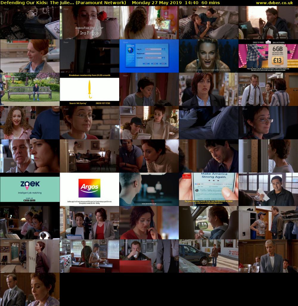 Defending Our Kids: The Julie... (Paramount Network) Monday 27 May 2019 14:40 - 15:40