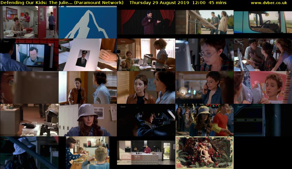 Defending Our Kids: The Julie... (Paramount Network) Thursday 29 August 2019 12:00 - 12:45