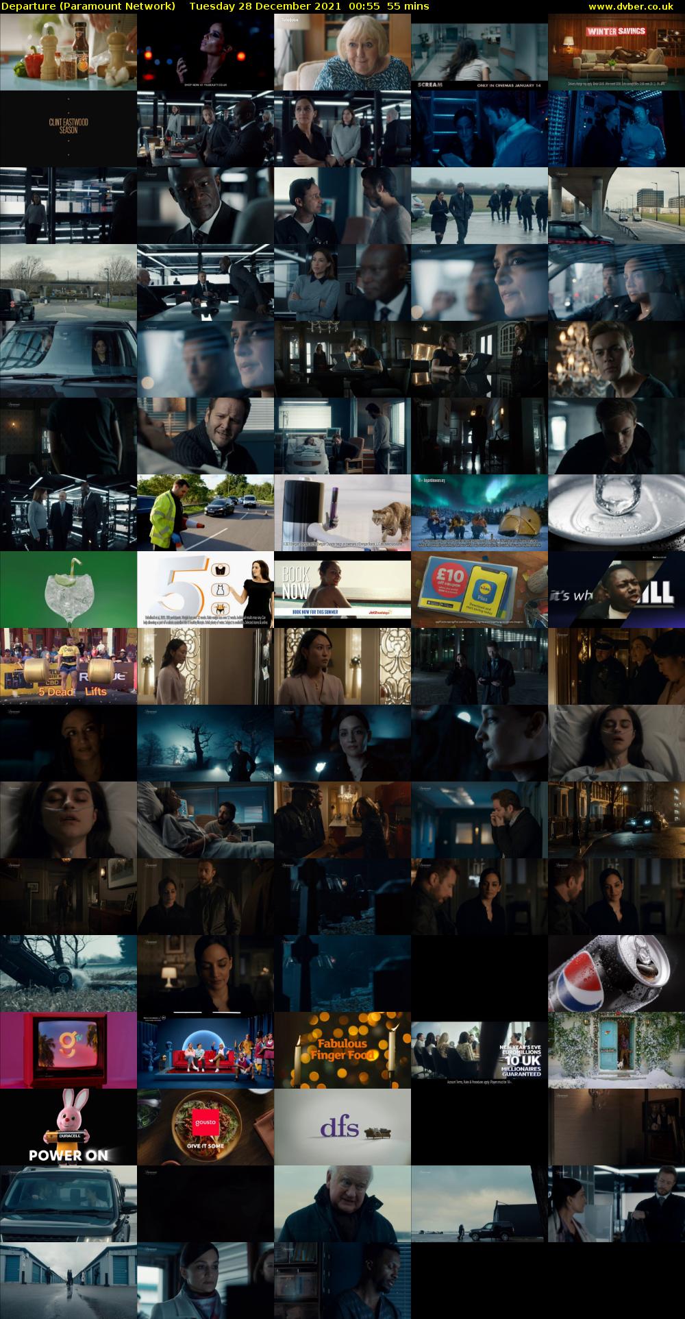 Departure (Paramount Network) Tuesday 28 December 2021 00:55 - 01:50