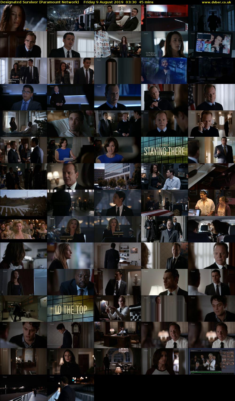 Designated Survivor (Paramount Network) Friday 9 August 2019 03:30 - 04:15
