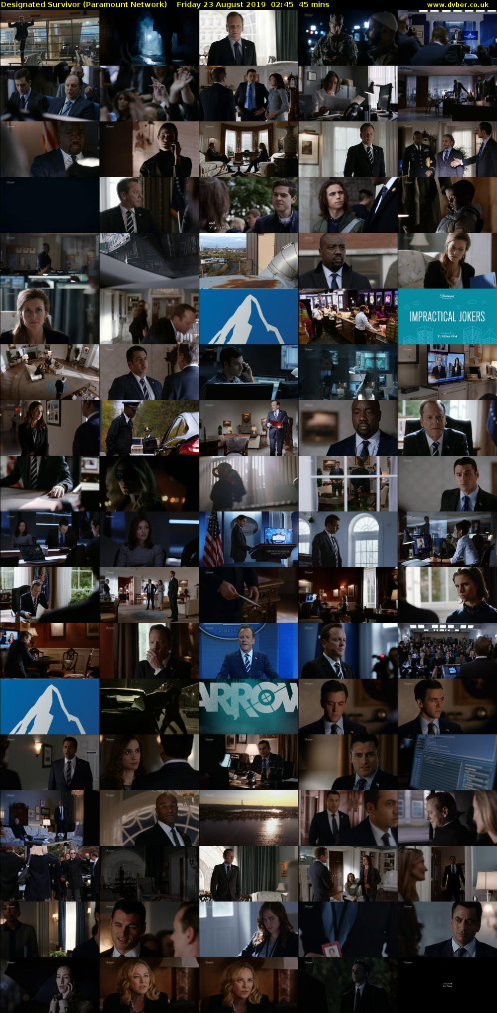 Designated Survivor (Paramount Network) Friday 23 August 2019 02:45 - 03:30