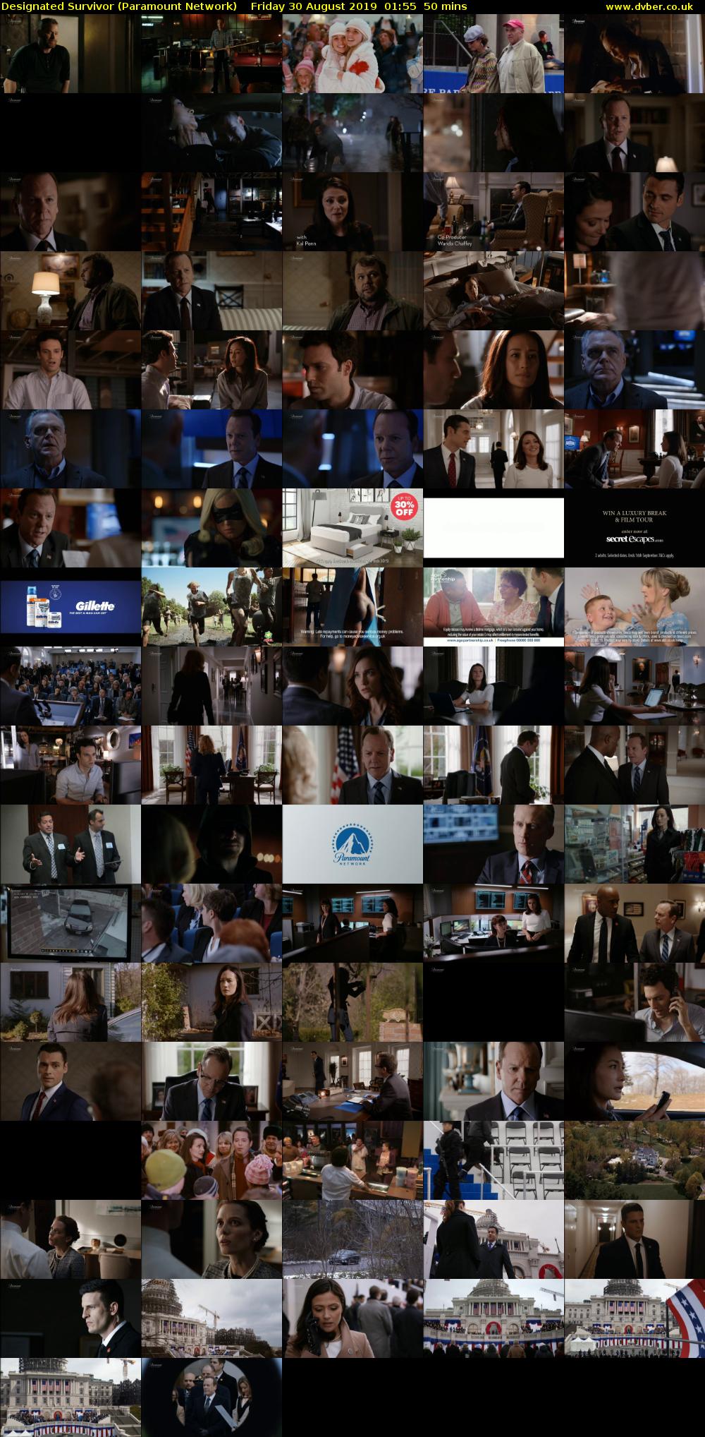 Designated Survivor (Paramount Network) Friday 30 August 2019 01:55 - 02:45