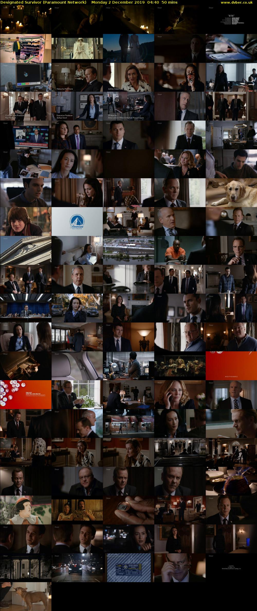 Designated Survivor (Paramount Network) Monday 2 December 2019 04:40 - 05:30