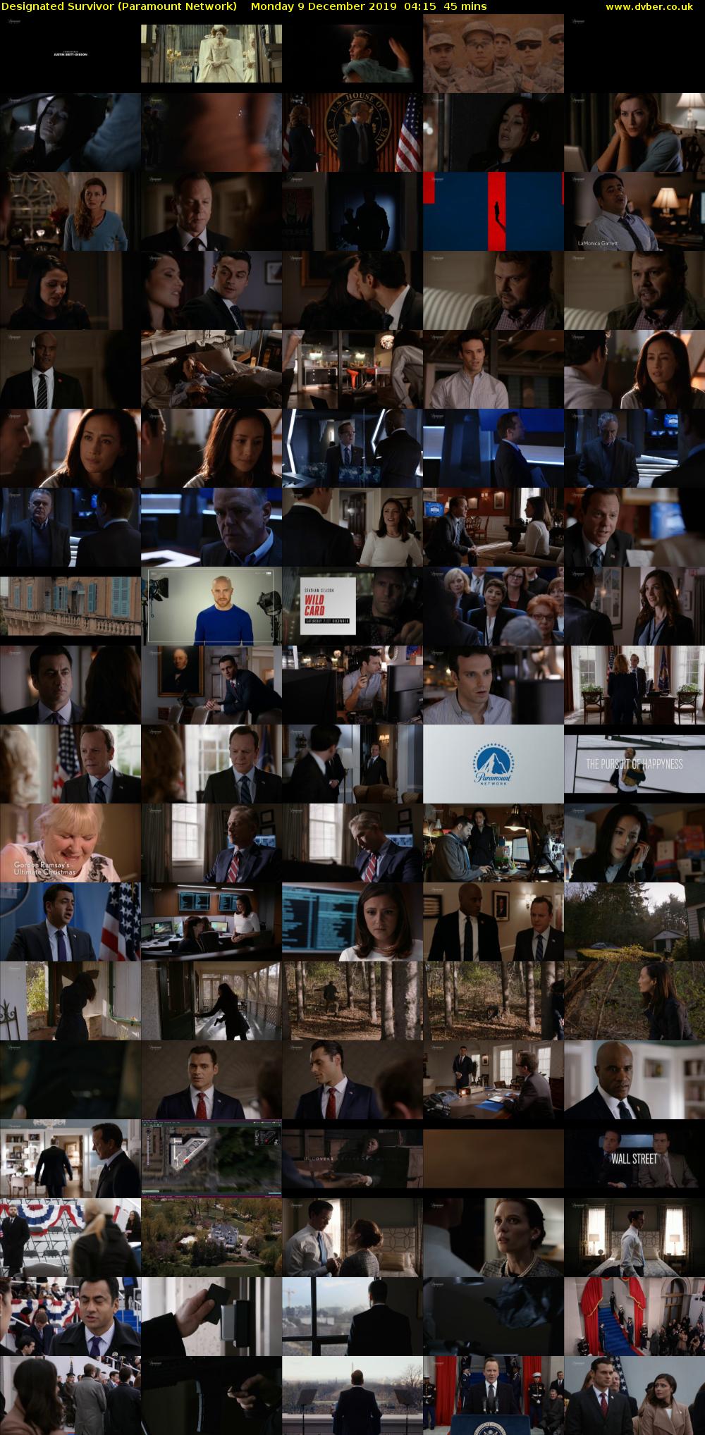Designated Survivor (Paramount Network) Monday 9 December 2019 04:15 - 05:00
