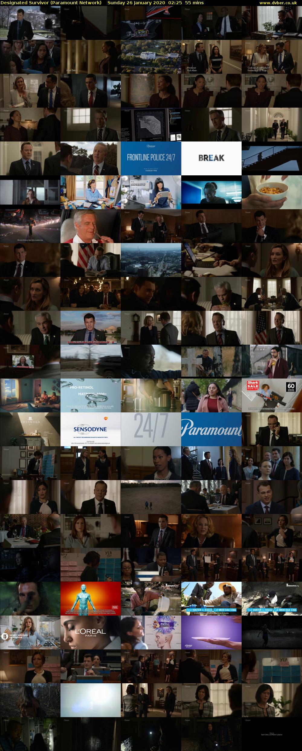 Designated Survivor (Paramount Network) Sunday 26 January 2020 02:25 - 03:20