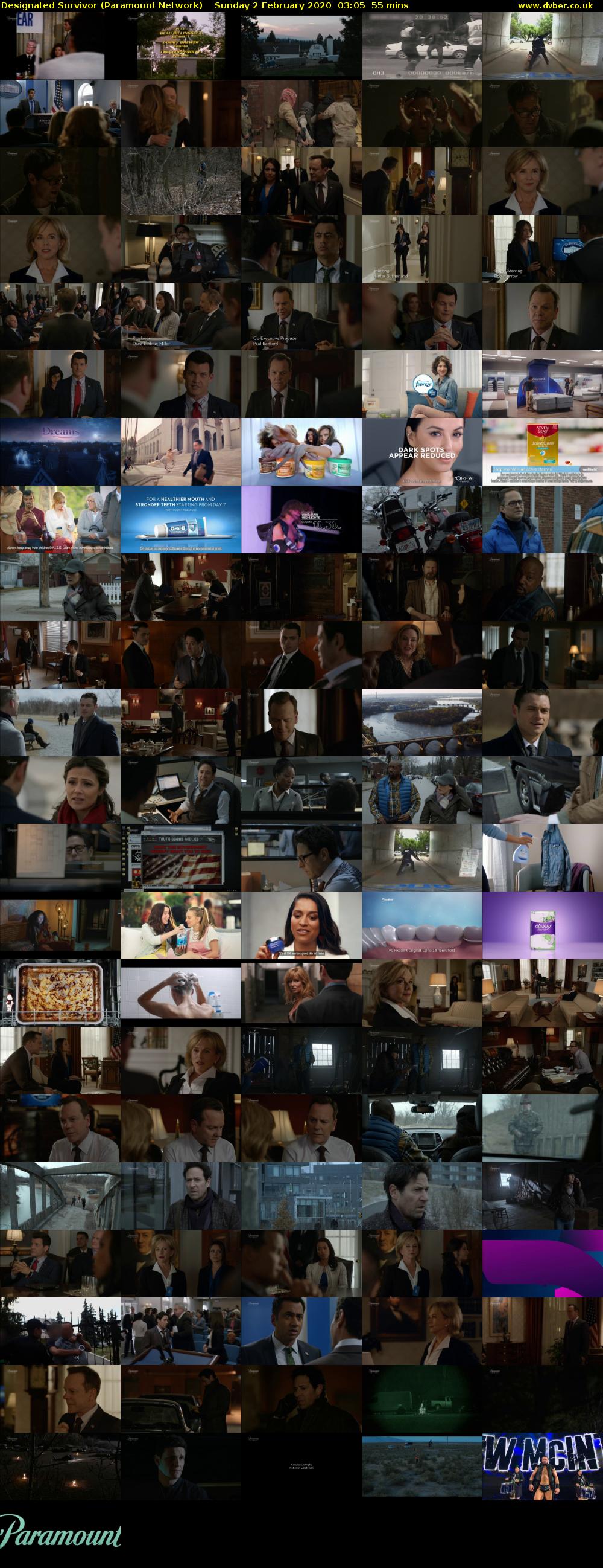 Designated Survivor (Paramount Network) Sunday 2 February 2020 03:05 - 04:00