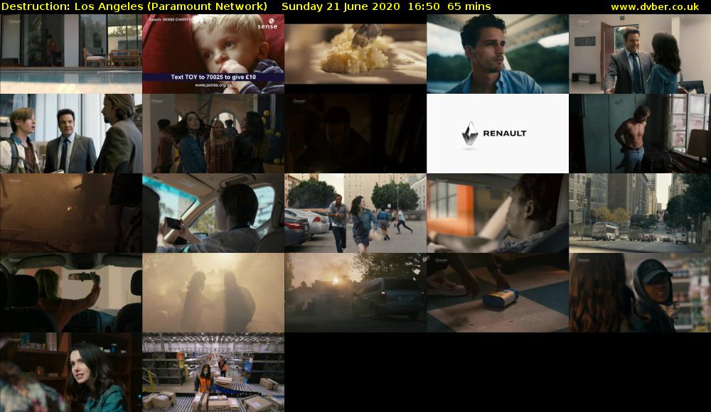 Destruction: Los Angeles (Paramount Network) Sunday 21 June 2020 16:50 - 17:55