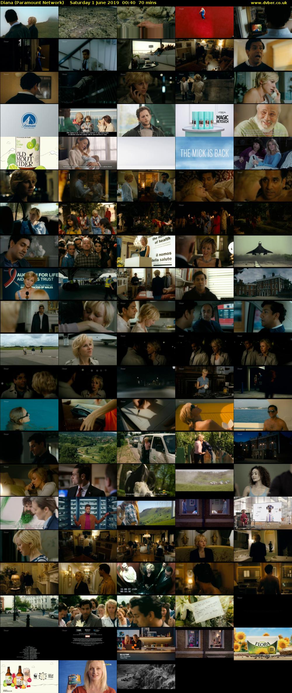 Diana (Paramount Network) Saturday 1 June 2019 00:40 - 01:50