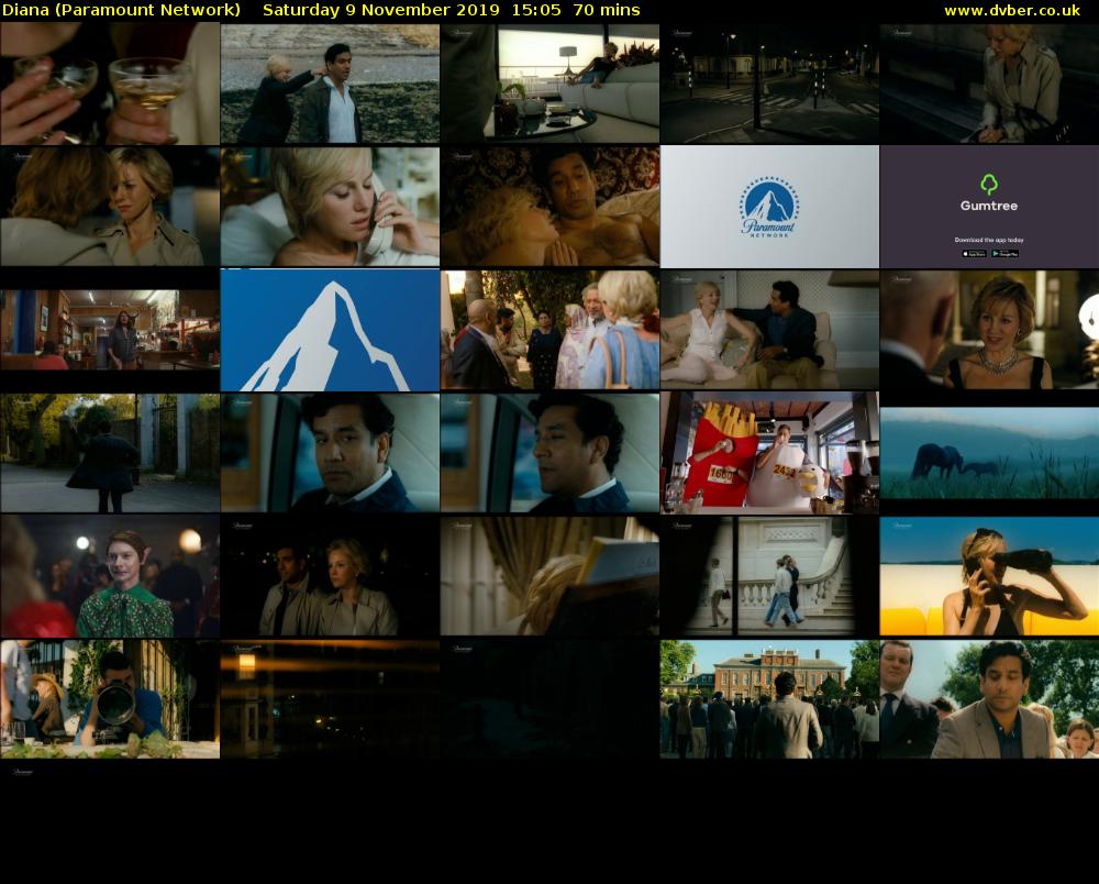 Diana (Paramount Network) Saturday 9 November 2019 15:05 - 16:15
