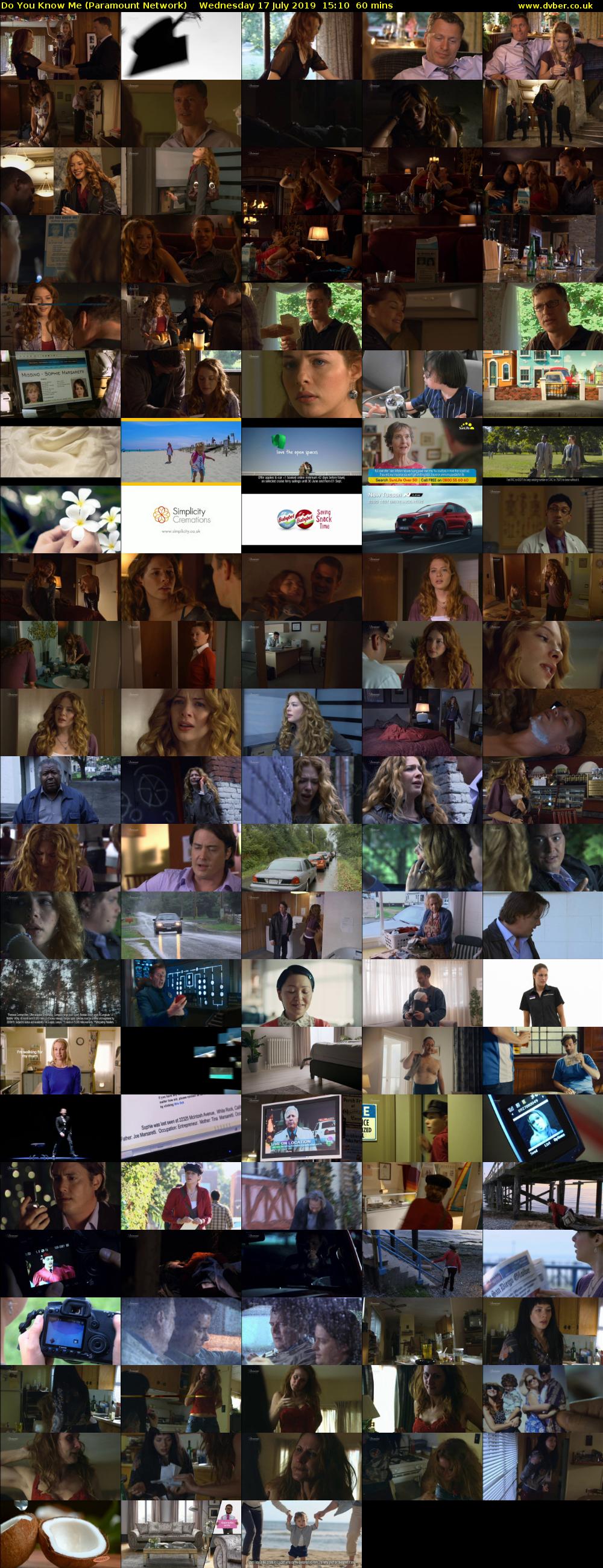 Do You Know Me (Paramount Network) Wednesday 17 July 2019 15:10 - 16:10