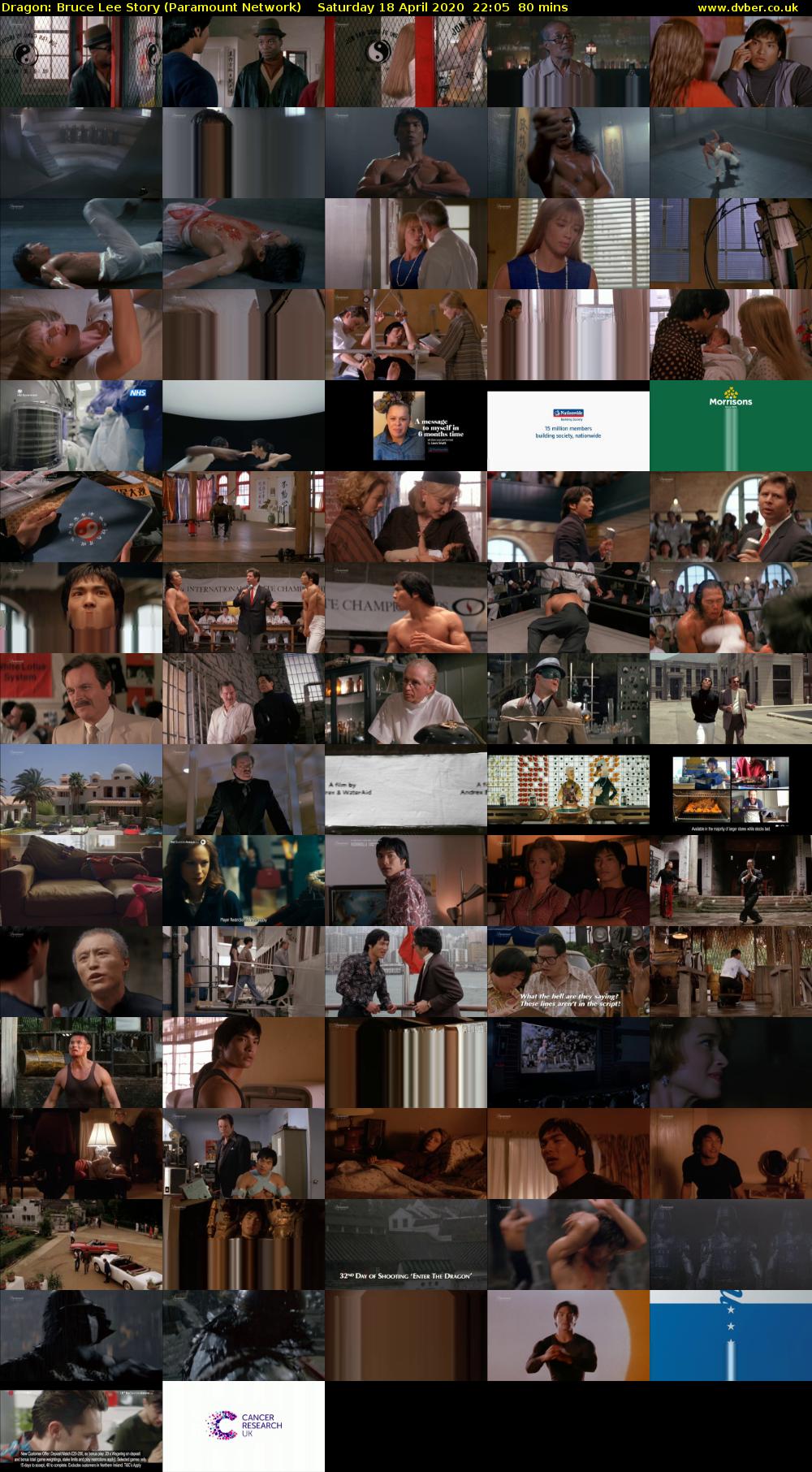 Dragon: Bruce Lee Story (Paramount Network) Saturday 18 April 2020 22:05 - 23:25