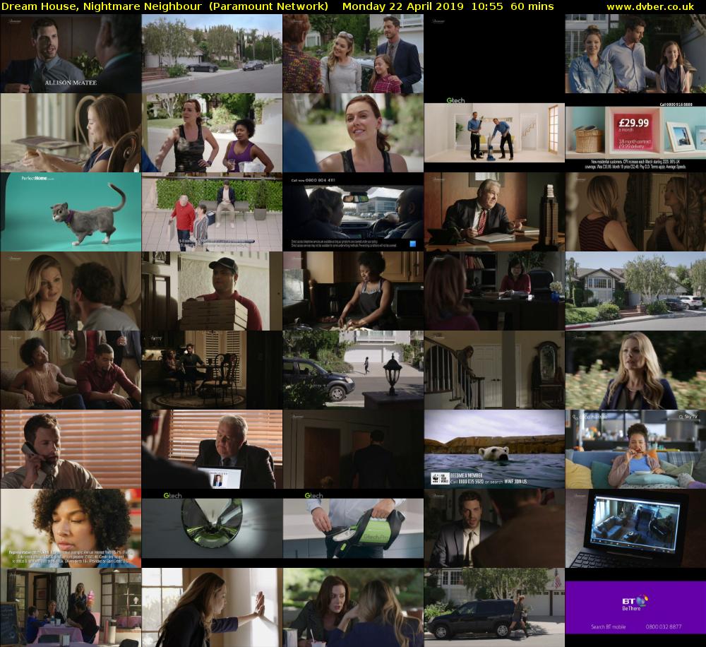 Dream House, Nightmare Neighbour  (Paramount Network) Monday 22 April 2019 10:55 - 11:55
