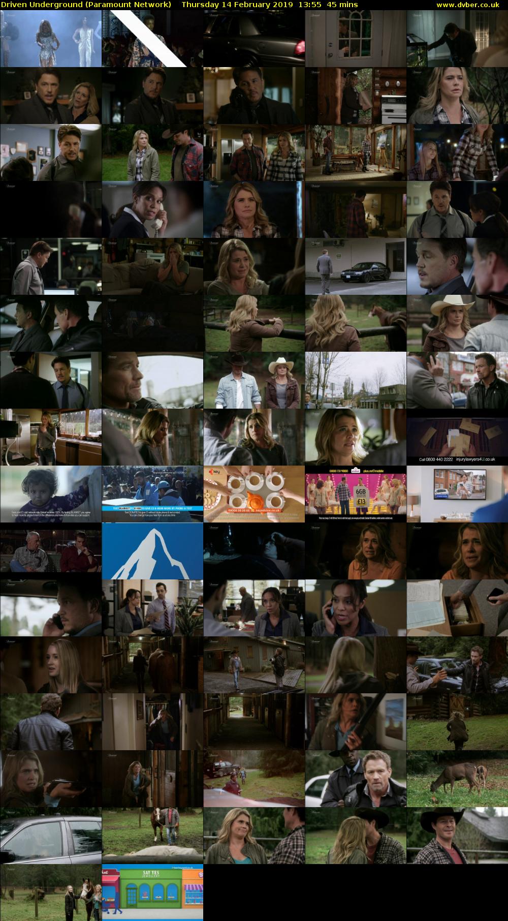 Driven Underground (Paramount Network) Thursday 14 February 2019 13:55 - 14:40