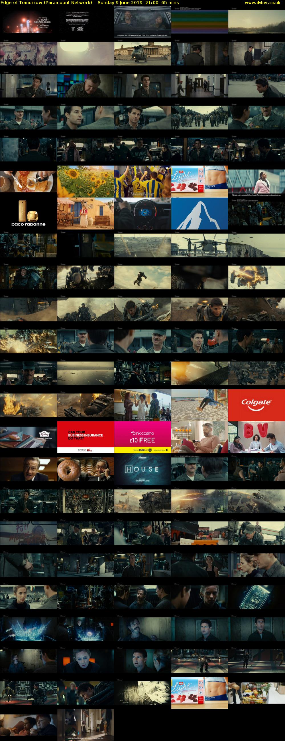 Edge of Tomorrow (Paramount Network) Sunday 9 June 2019 21:00 - 22:05