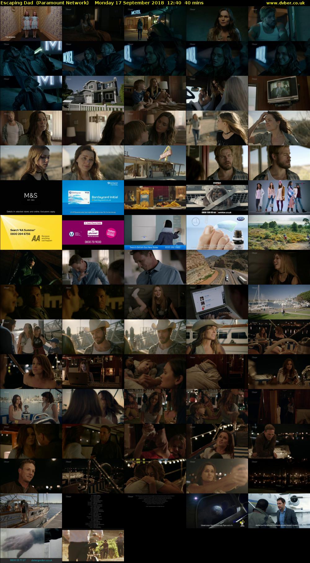 Escaping Dad  (Paramount Network) Monday 17 September 2018 12:40 - 13:20