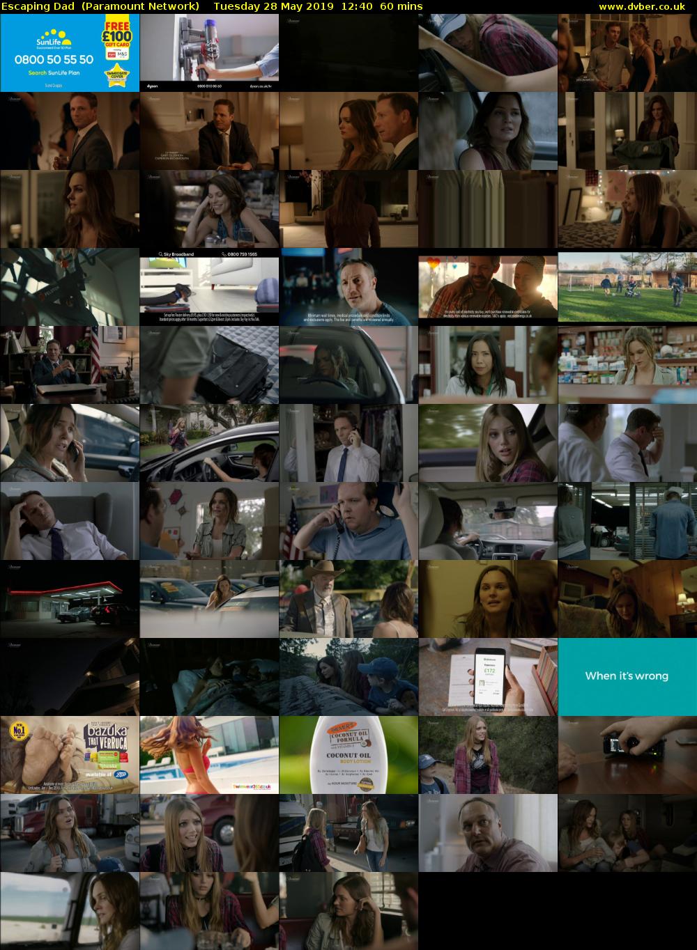 Escaping Dad  (Paramount Network) Tuesday 28 May 2019 12:40 - 13:40