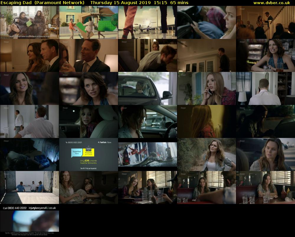 Escaping Dad  (Paramount Network) Thursday 15 August 2019 15:15 - 16:20