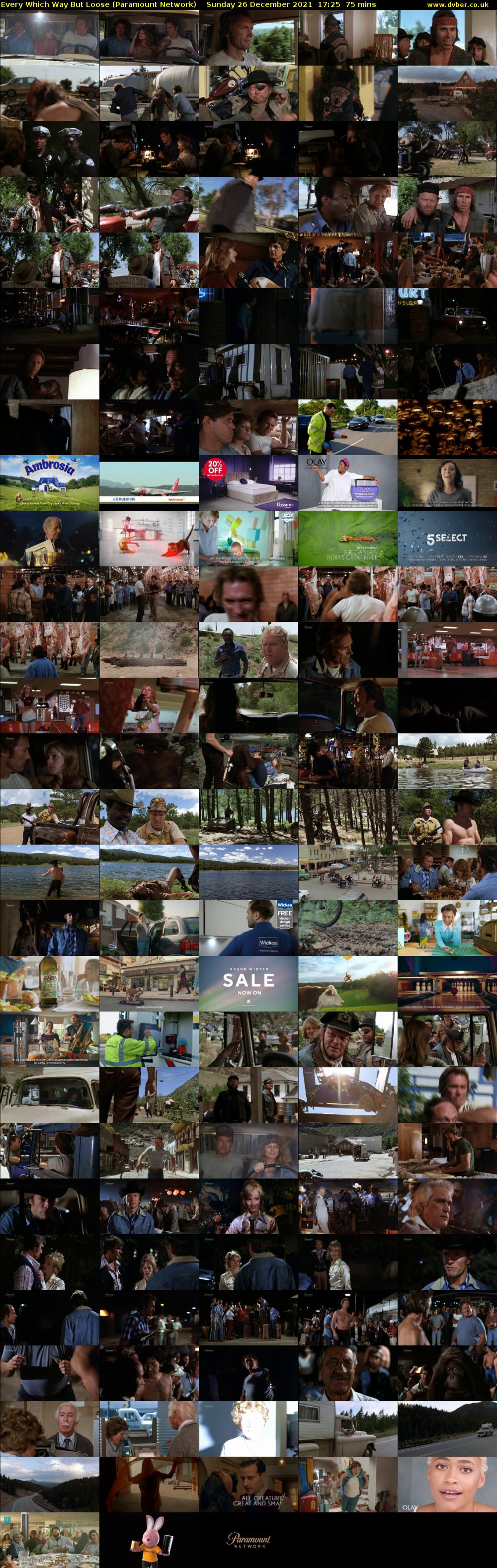 Every Which Way But Loose (Paramount Network) Sunday 26 December 2021 17:25 - 18:40