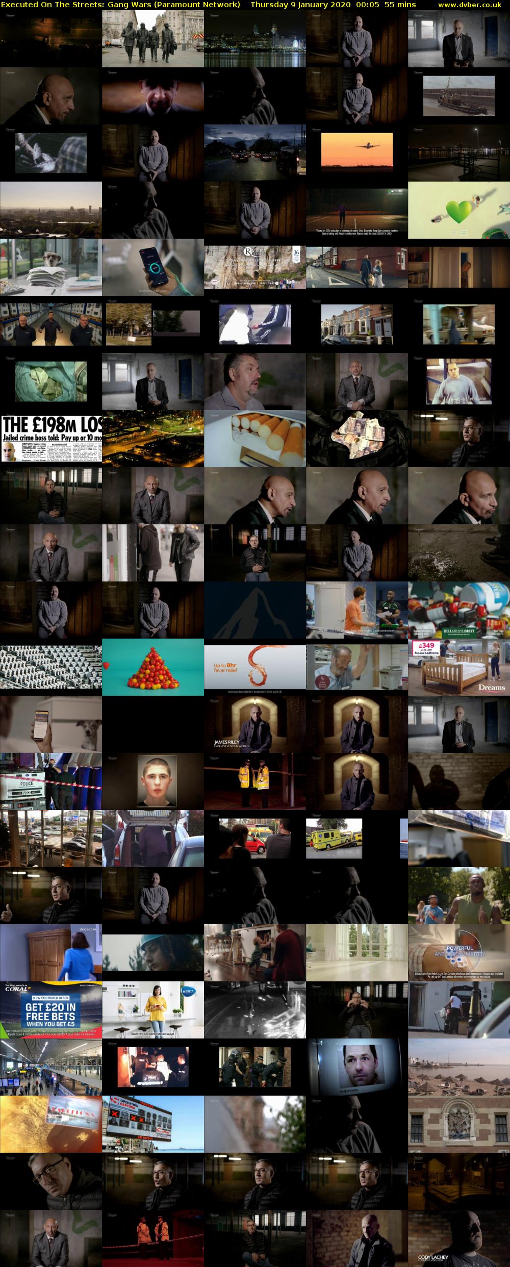 Executed On The Streets: Gang Wars (Paramount Network) Thursday 9 January 2020 00:05 - 01:00
