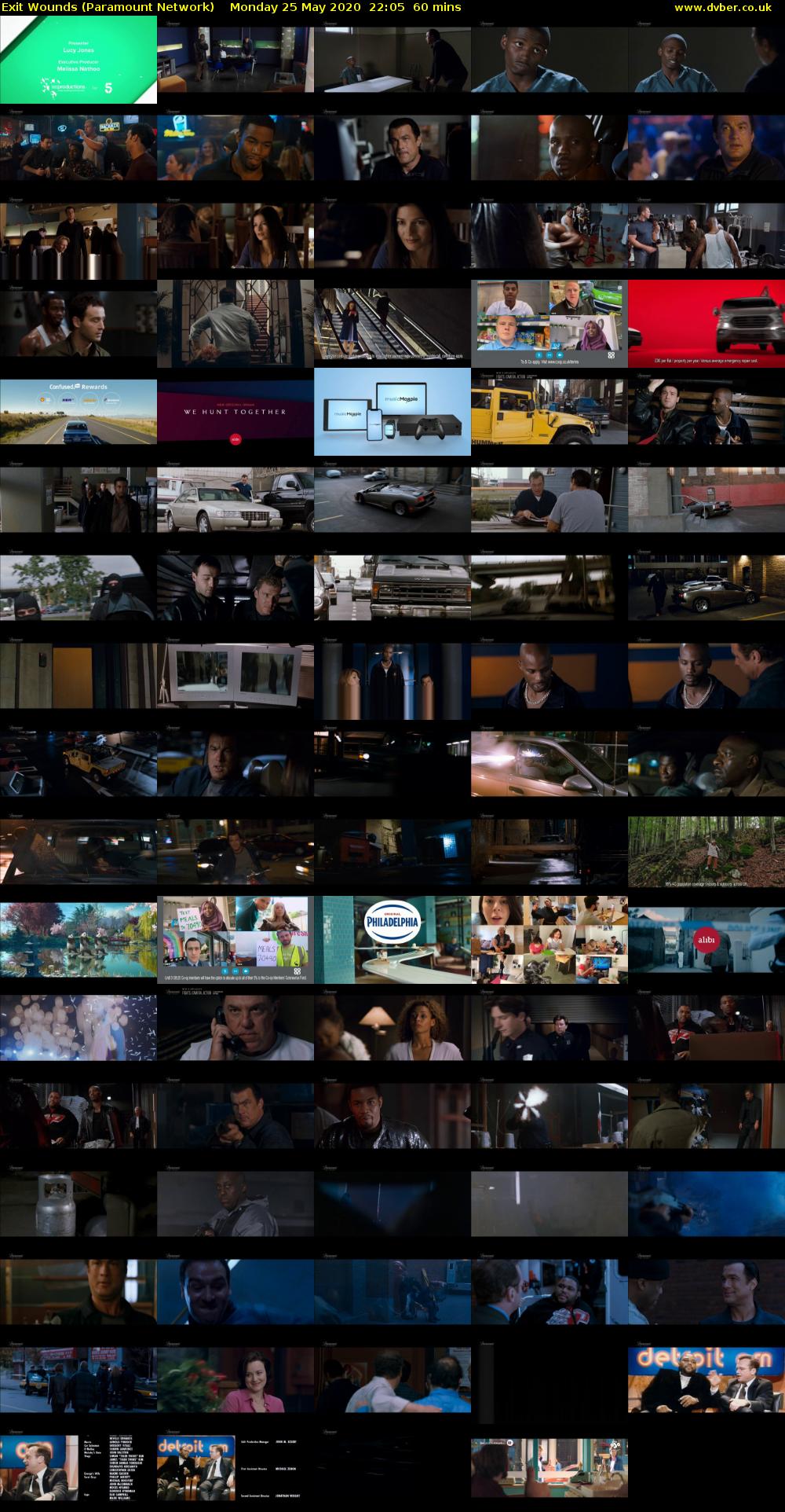 Exit Wounds (Paramount Network) Monday 25 May 2020 22:05 - 23:05