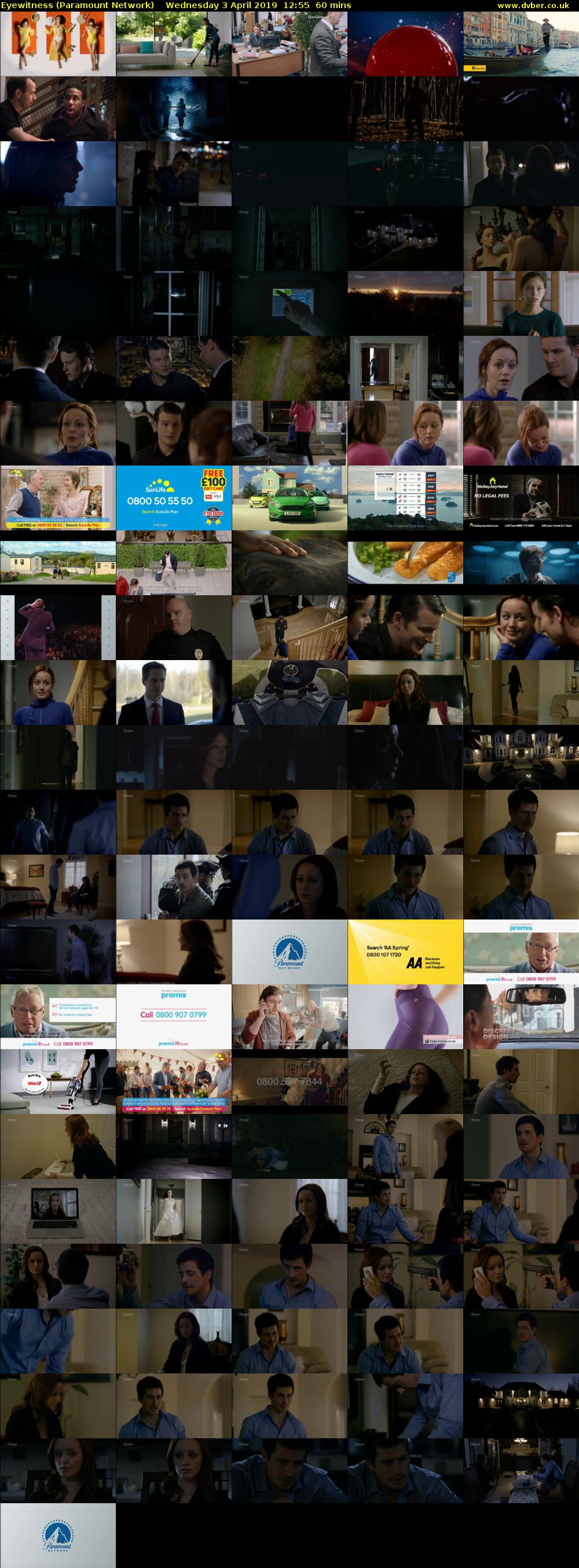 Eyewitness (Paramount Network) Wednesday 3 April 2019 12:55 - 13:55