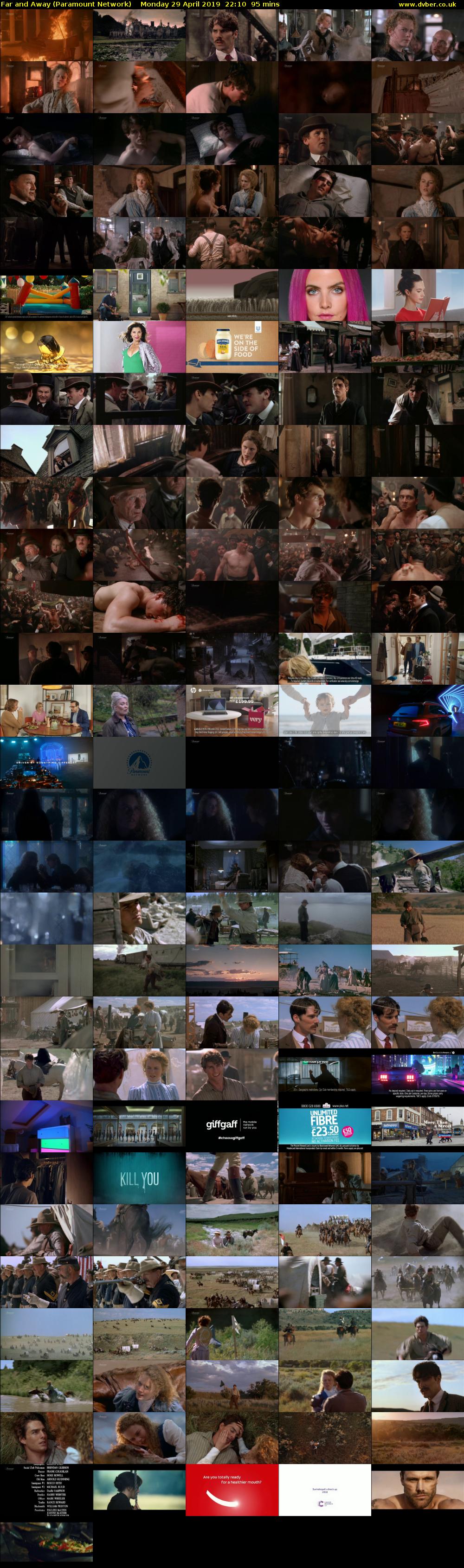 Far and Away (Paramount Network) Monday 29 April 2019 22:10 - 23:45