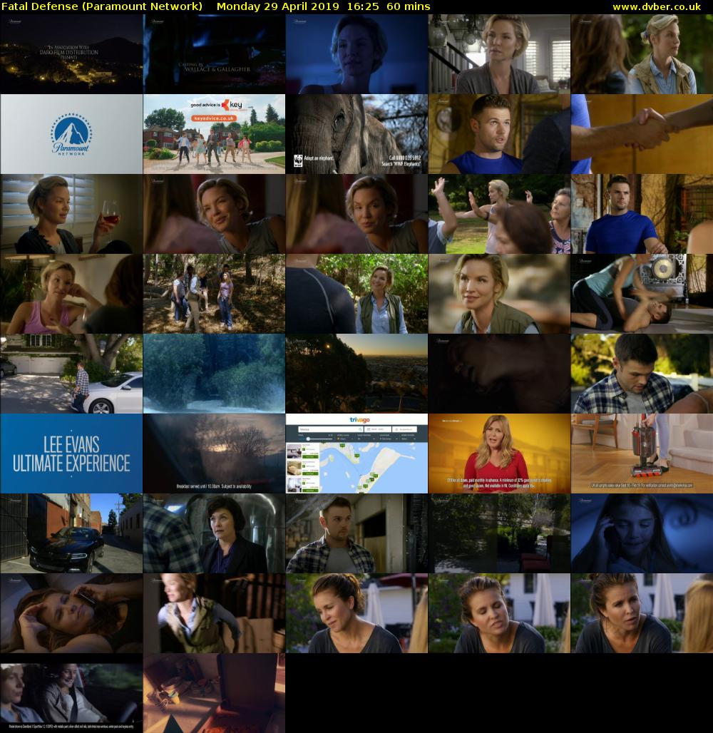 Fatal Defense (Paramount Network) Monday 29 April 2019 16:25 - 17:25