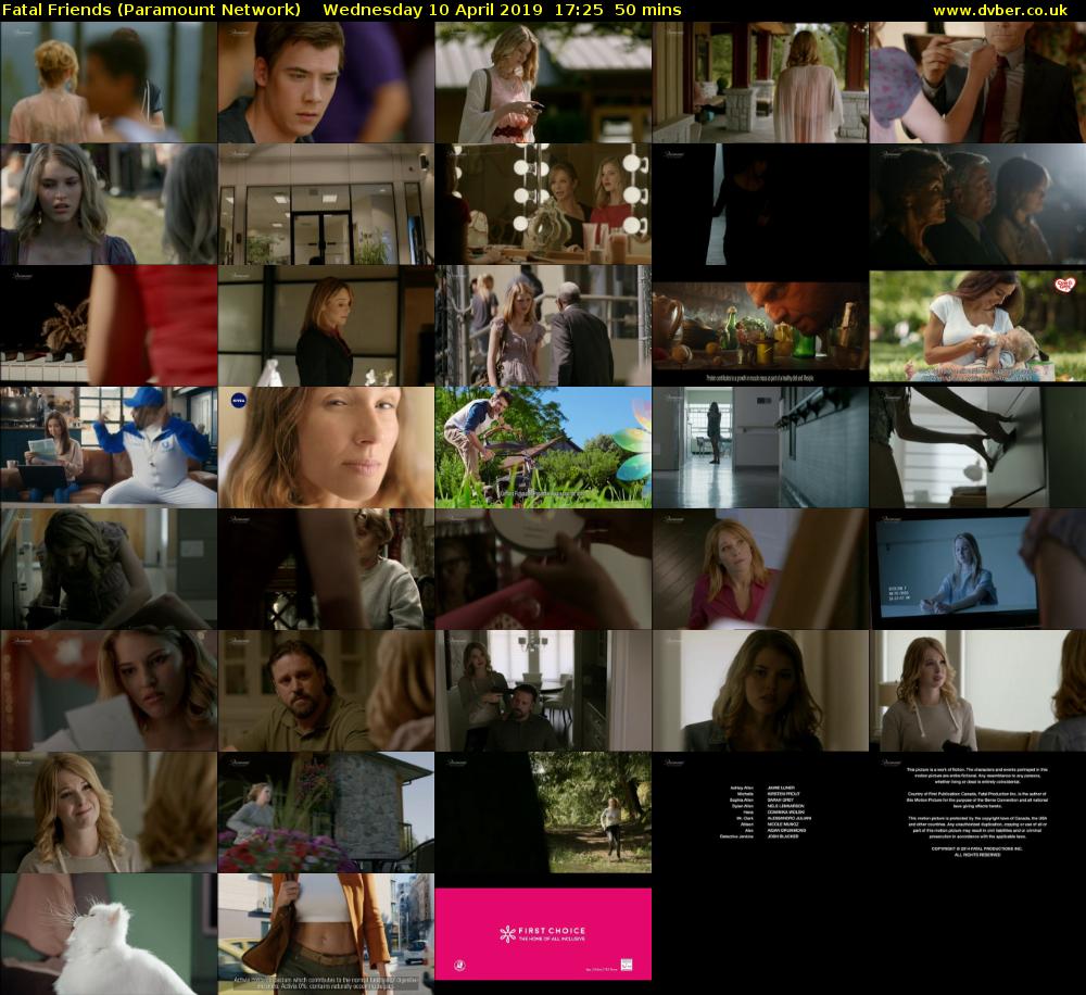 Fatal Friends (Paramount Network) Wednesday 10 April 2019 17:25 - 18:15