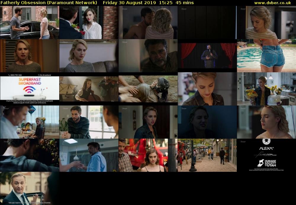 Fatherly Obsession (Paramount Network) Friday 30 August 2019 15:25 - 16:10