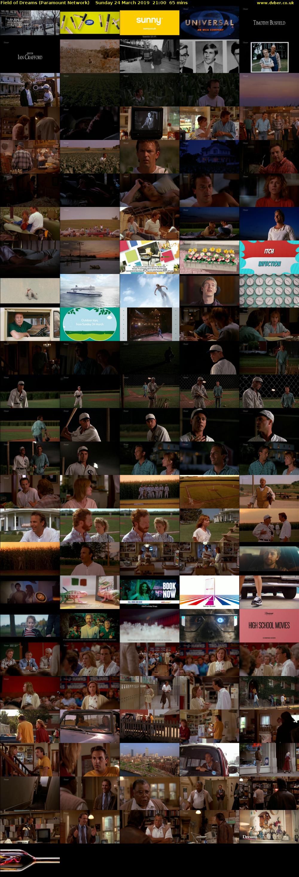 Field of Dreams (Paramount Network) Sunday 24 March 2019 21:00 - 22:05